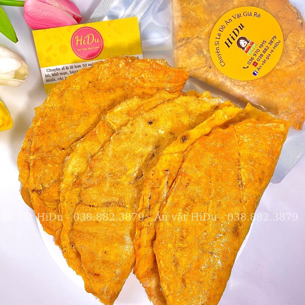 500gr Chuối Xiêm ép dẻo Đà lạt miếng tròn loại ngon Ăn vặt HiDu siêu ngon giá rẻ