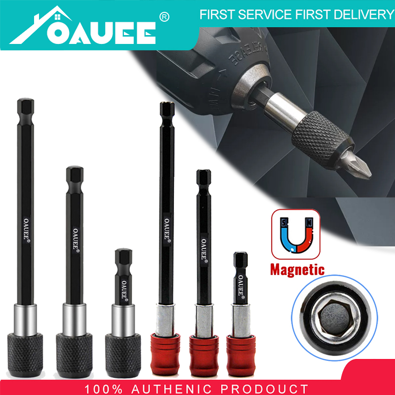 1/4 inch chuôi lục giác từ tua vít Đồ giữ mũi khoan phát hành nhanh chóng tự khóa bit 60/100/150mm thanh nới rộng tua vít Đồ giữ mũi khoan thanh nới rộng công cụ