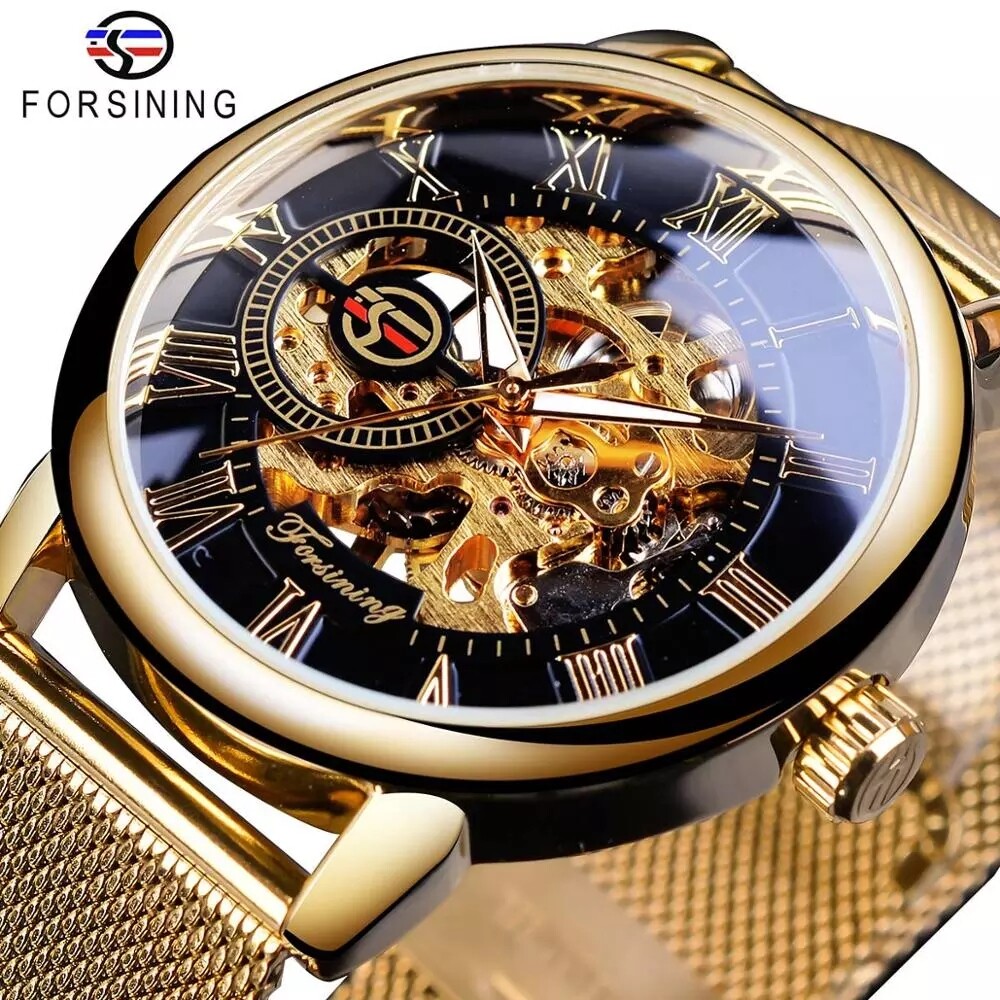 forsining steampunk watch