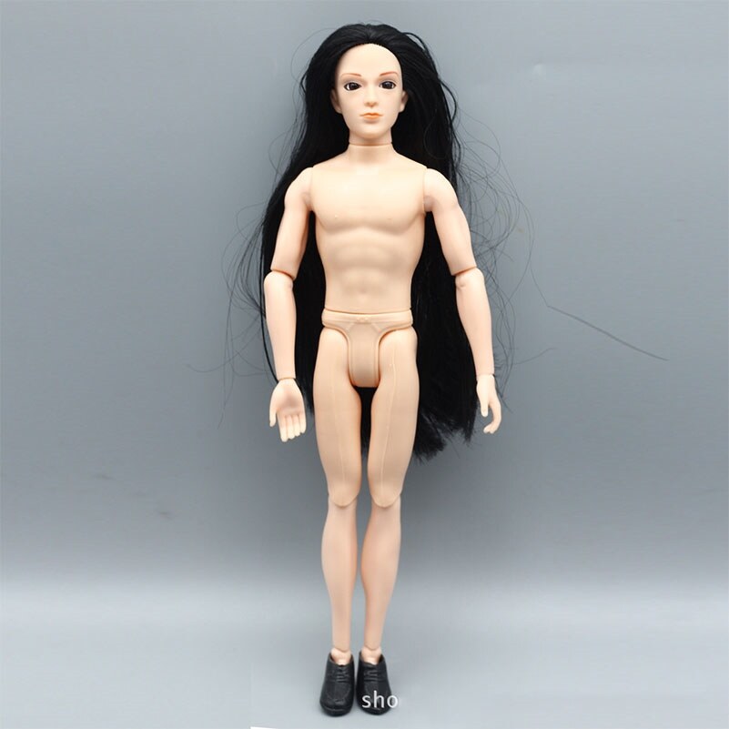 hot New Long Hair 14 Moveable Jointed Boyfriend Ken Dolls With Naked Nude