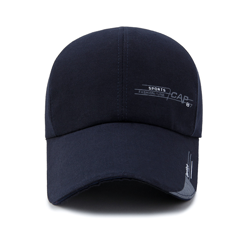 [new tide] Hat Men's Spring Outdoor Sun-Poof Peaked Cap Sun Hat Middle-Aged Fishing Hat Summer Casual Baseball Cap