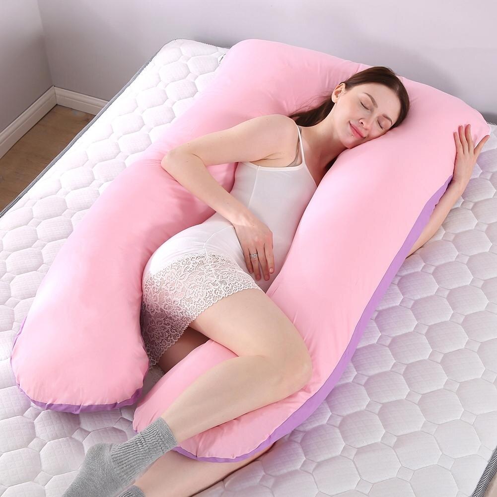 hot Multifunction Pregnancy Pillow Case Maternity Women UPure Cotton