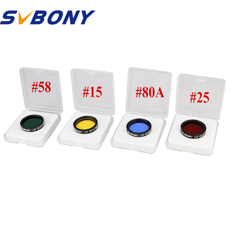SVBONY Bộ Lọc LRGB Thị Kính 1.25 Inch SV127 Cho Chi Tiết Hành Tinh Phụ Kiện Lý Tưởng