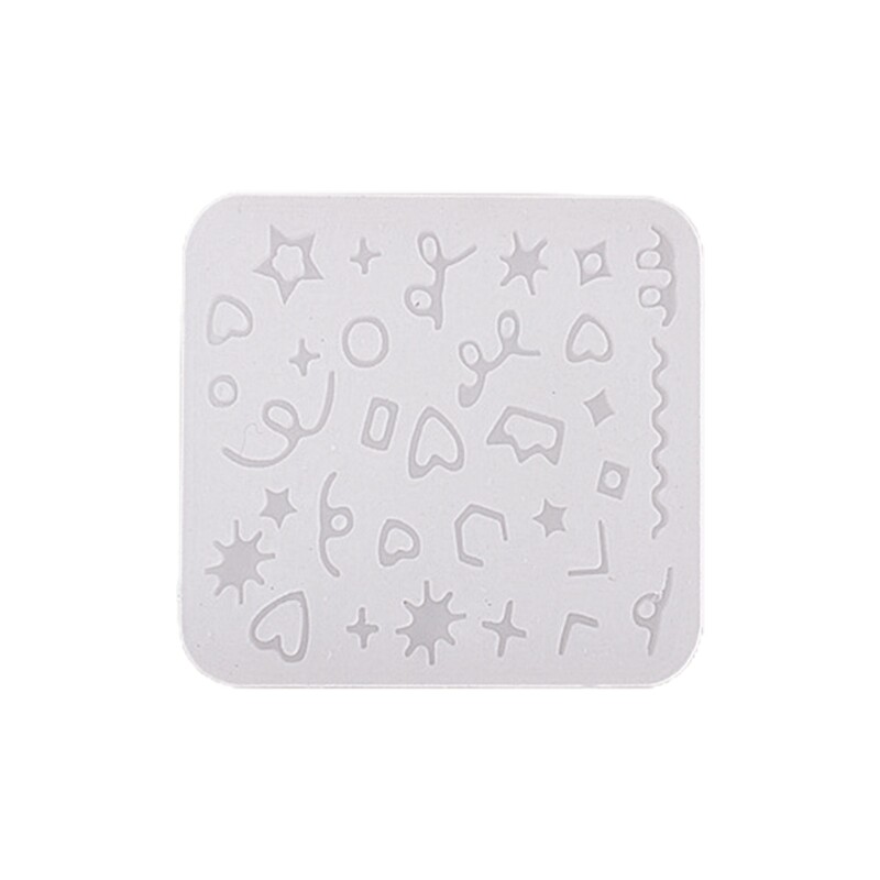 ✅[Hàng Có Sẵn 100%] Khuôn Lắc Nhựa Resin Hình Trái Tim Cát Lún Đồ Trang Trí Thủ Công Để Trang Trí Quà Tặng Cho Bạn Cùng Lớp Gia Đình Và Bạn Bè Của Bạn
