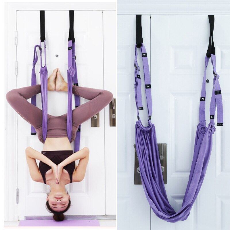 2023New Door Hanging Yoga Belts For Yoga Training Aerial Yoga Hammock