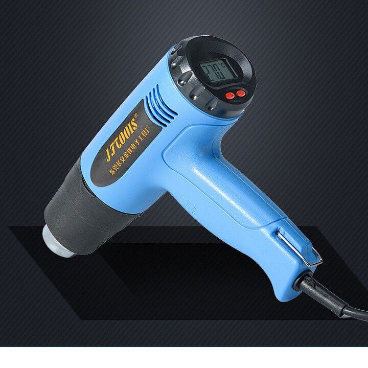 Máy khò nhiệt màng co máy thổi hơi nóng cầm tay đóng hàng bọc hộp sản phẩm