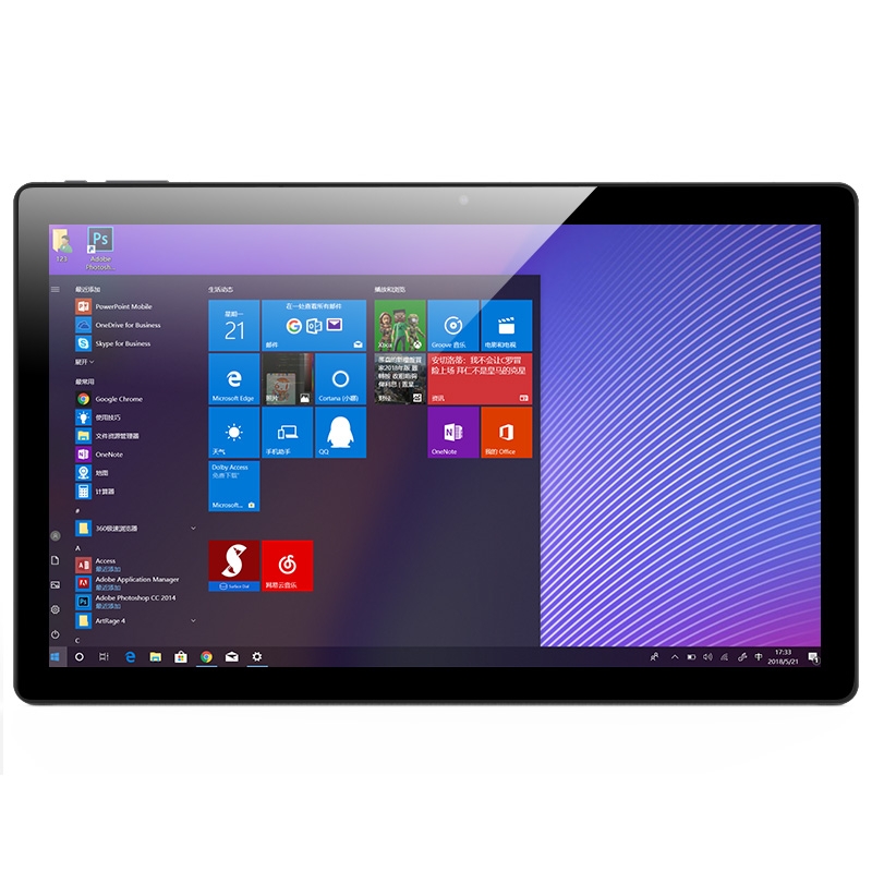 ALLDOCUBE KNote 5แท็บเล็ต,11.6นิ้ว,4GB + 128GB, 4000MAh,Windows 10, Intel Gemini Lake N4000 Quad Core Up To 2.4GHz,ไม่มีคีย์บอร์ด,รองรับบลูทูธ & WiFi & TF Card & G-Sensor (สีดำ + สีเทา) ราคา 9,709 บาท*ส่งฟรี