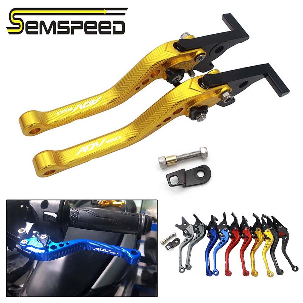 SEMSPEED Rhombus Adjustable 3D Brake Clutch Handle Lever w/ Parking Function For Honda ADV150 ADV 150 2019-2021 2022 2023 ราคา 1,148 บาท*ส่งฟรี