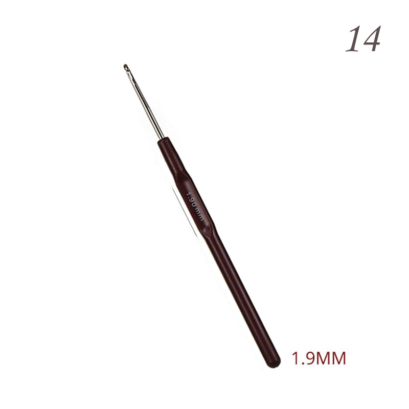 U2y7 1 chiếc bộ công cụ may móc đan, hợp kim nhôm 0.5-2.5mm kim đan bạc phụ kiện đội đầu bộ thủ công tự làm