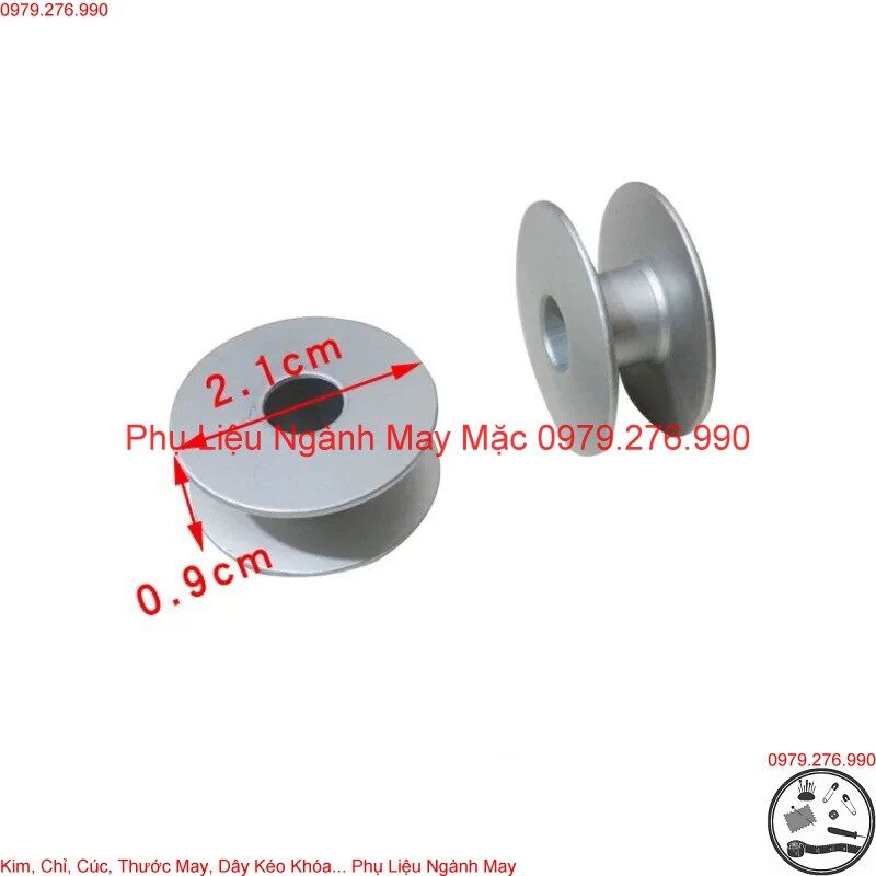 Suốt nhôm máy may công nghiệp 1 kim- 10 cái