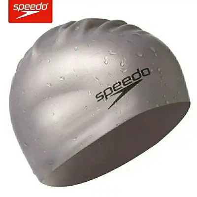 Speedo speed Bitao long hair increased silicone cap ear protection elasticity good unisex headless swimming cap (2)