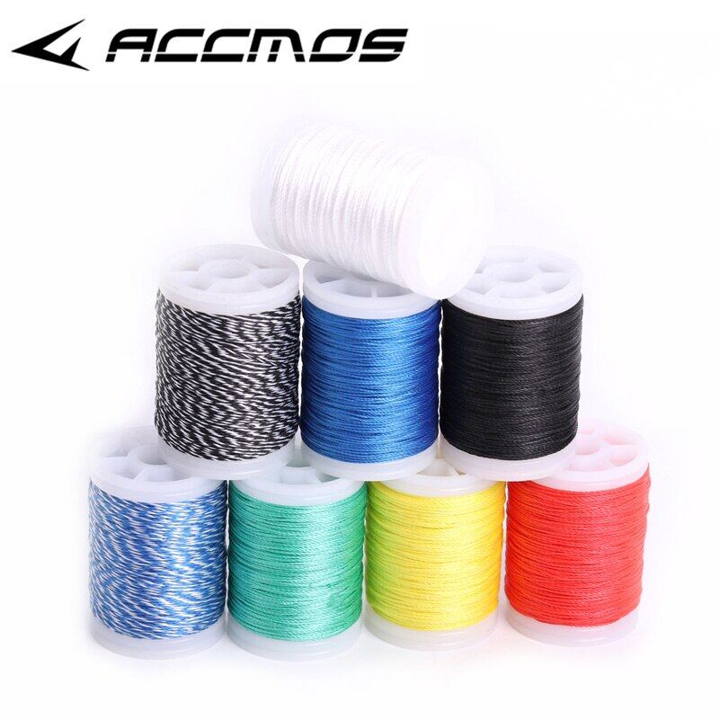 Dây chuyền cung chuyên nghiệp chất lượng cao, 7 màu, 120 m/cuộn, độ dày 0.02 ", phù hợp với tất cả các loại dây cung, cung và mũi tên
