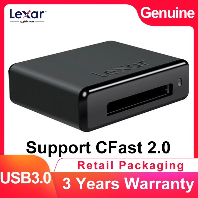 Origina lexar đầu đọc thẻ cfast 2.0 usb 3.0 chuyên nghiệp đầu đọc thẻ ổ đĩa usb 3.0 tốc độ cao lưu lượng làm việc chuyên nghiệp