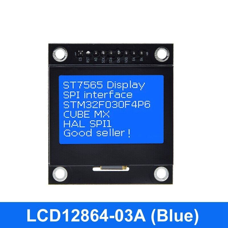 Mô-đun 12864 màn hình lcd lcd12864-03a cổng nối tiếp 12864 điểm ma trận spi với khung sắt mô-đun 12864 mmodule cho arduino