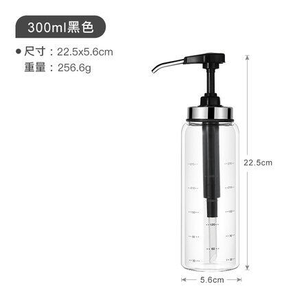 Bình bóp bình đựng mật ong bình đựng thực phẩm bằng thủy tinh bình đựng dầu hào có vòi sáng tạo bình đựng gia vị kín