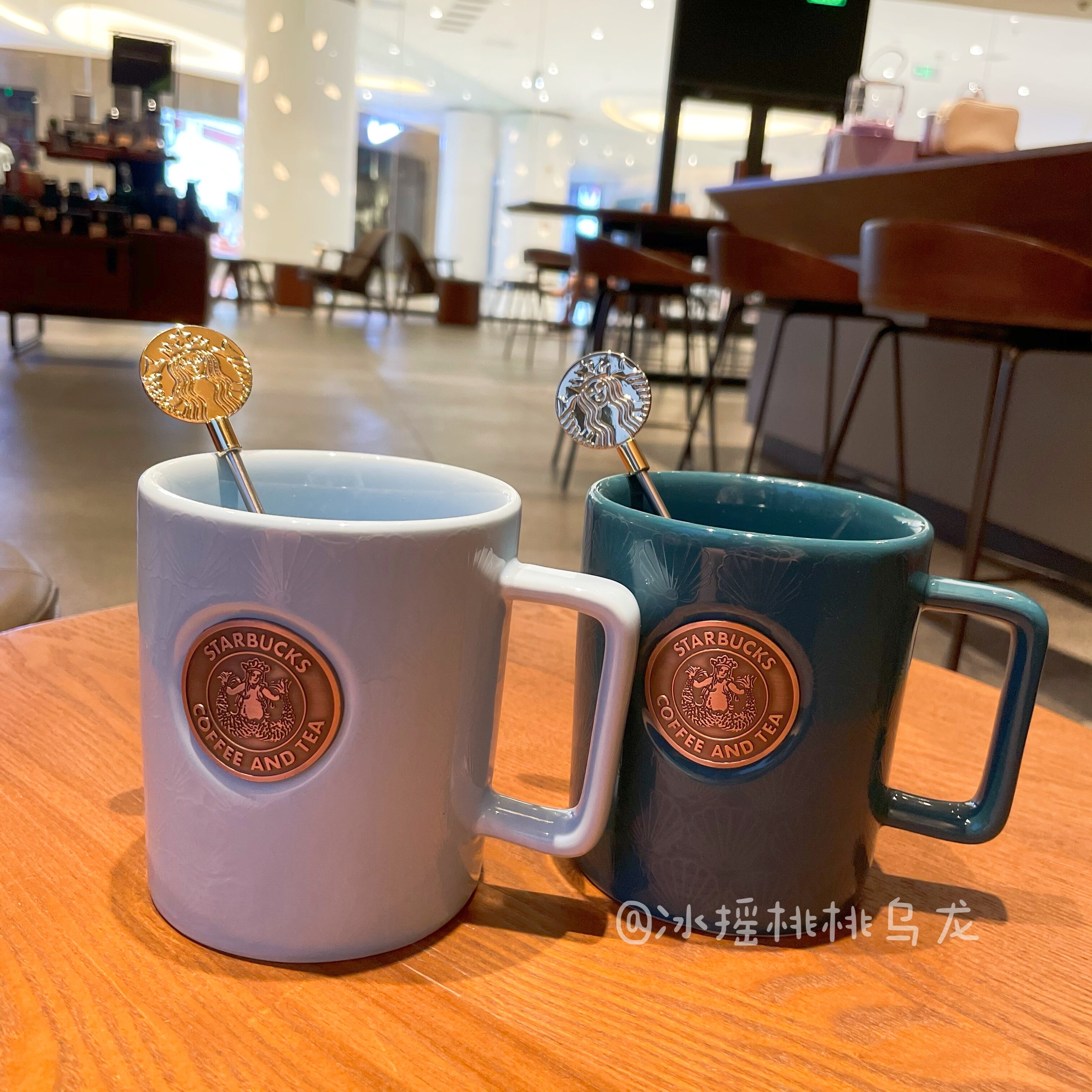 Starbuck cốc sản phẩm mới cốc nữ thần biển sâu cổ điển 473ml cốc nước bằng gốm cốc cà phê