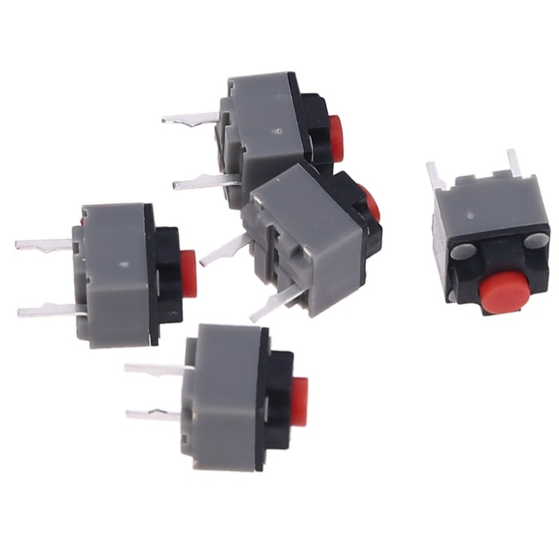 5 cái micro chuyển 67.3 mét vuông im lặng chuyển nút chuột dip microswitch tact chuyển