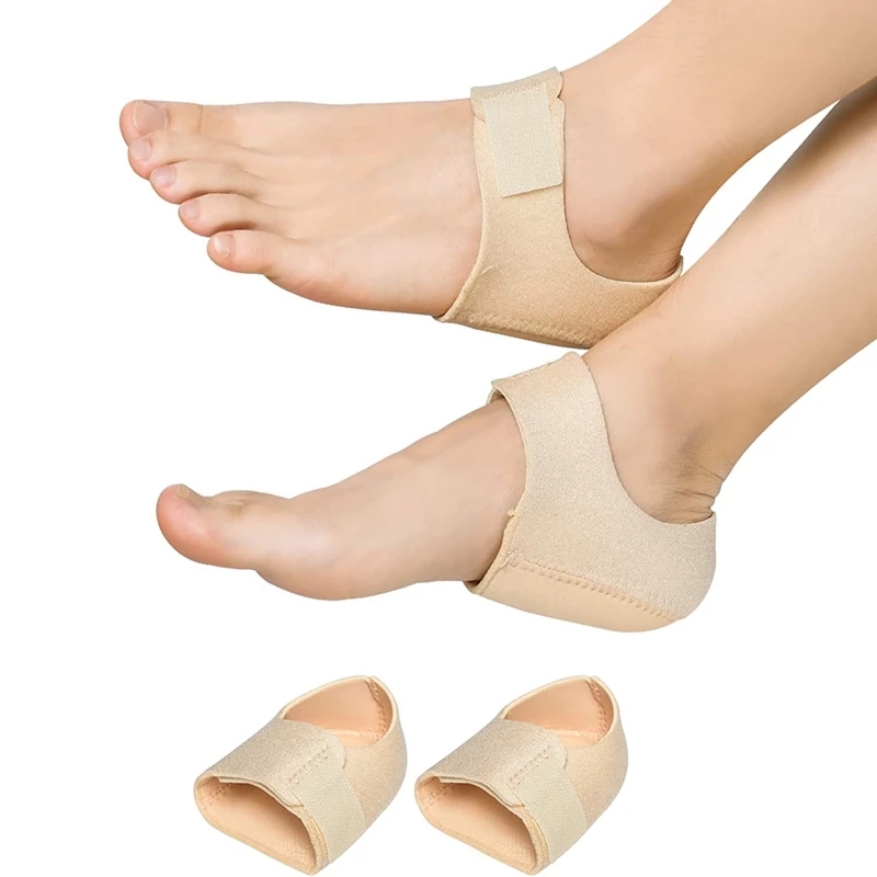 Vtto 1 cặp đệm gót chân vớ gel chăm sóc da bàn chân miếng đệm gót chân miếng đệm bảo vệ miếng chèn viêm cân gan bàn chân hỗ trợ giảm đau sửa chữa gót chân