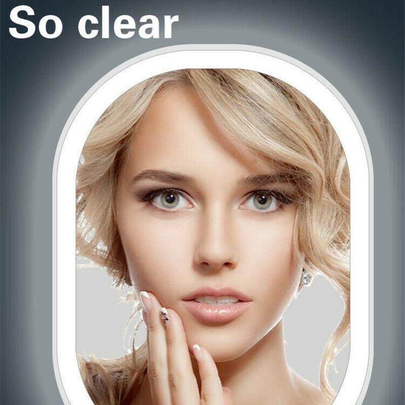 Generic LED Lighted Makeup Ihome Vanity Face Mirror Tabletop Swiivel