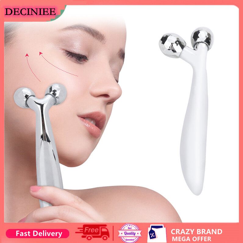 Con Lăn Mát Xa Xoay 360 Hình Chữ Y Dụng Cụ Loại Bỏ Nếp Nhăn Thư Giãn Tạo Hình Cơ Thể Cằm Mỏng Cho Khuôn Mặt, Máy Mát Xa Nâng Mặt Thủ Công 3D