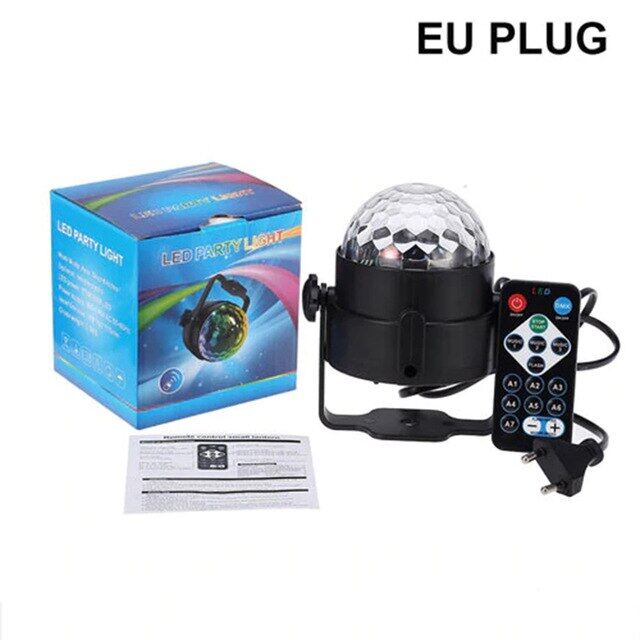 Đèn Led Vũ Trường Đèn Sân Khấu Đèn Hiệu Ứng Máy Chiếu Led Rgb 3W Kích Hoạt Âm Thanh Quả Cầu Vũ Trường Dj Đèn Tiệc Âm Nhạc
