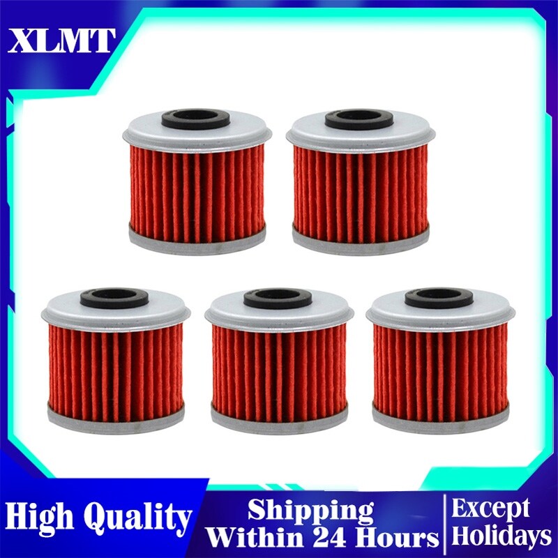 Bộ lọc dầu Xe Máy 1/2/5 PCS cho Honda crf150r crf150f crf250x crf250r crf450x CRF450R trx450r trx450er trx450 TRX 450 r ER xe máy✐☏▽