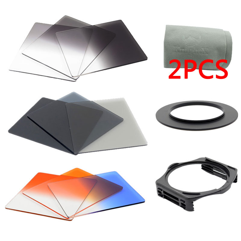 Knightx Máy Ảnh Ống Kính Lọc ND Chủ Ảnh Cokin P Thiết Lập Cho Canon Sony Nikon D70 D3300 18-200 2000D Nhiếp Ảnh 49 Mm 52 Mm 55 Mm 58 Mm 62 Mm 67 Mm 72 Mm 77 Mm