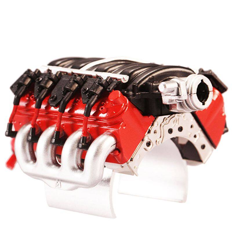 DJC-0641 LS3 V8 Radiator Motor Fan for 1 10 Trx4 D90 110 130 RC Car Parts