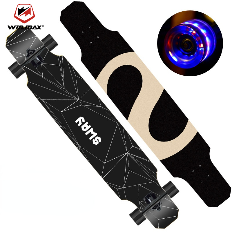 WIN.MAX 7 Ply Maple Wood Cruiser Complete Board with ABEC-11 Bearings Longboard Skateboard ราคา 3,604 บาท*ส่งฟรี