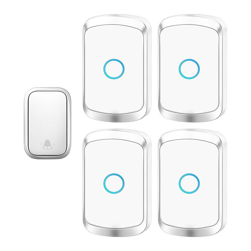 Cacazi chuông cửa không dây chống nước tự cấp nguồn chuông cửa nhà không cần pin