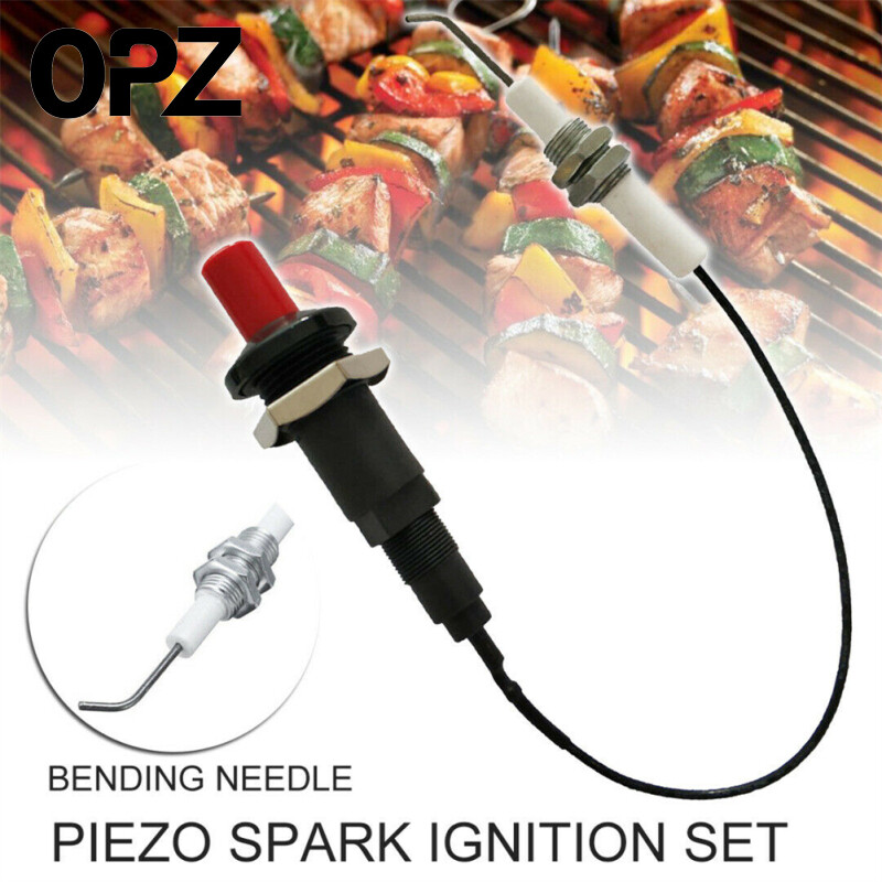 Bộ Đánh Lửa Piezo Nút Nhấn Propan Thiết Bị Đánh Lửa Điện Tử Thông Dụng Cho Bếp Nướng Gas Lò Sưởi