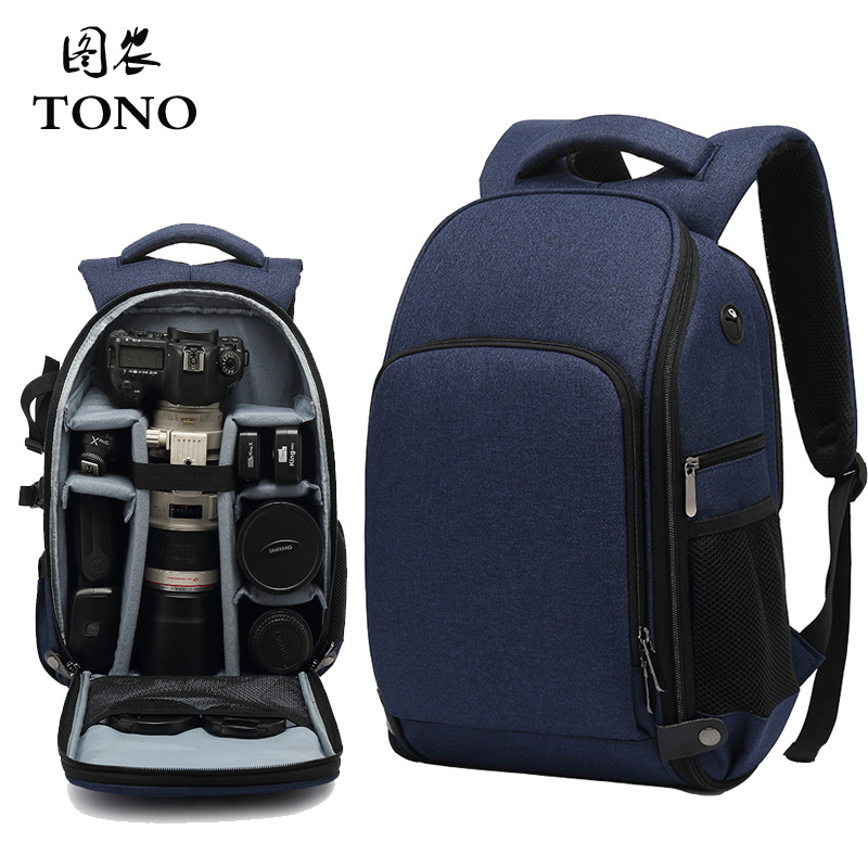 Máy Ảnh Dslr Chống Nước & Chống Sốc Mới Ba Lô Máy Tính Xách Tay, Máy Ảnh 15 Inch Ba Lô Chụp Ảnh Có Tấm Che Mưa Dành Cho Nikon