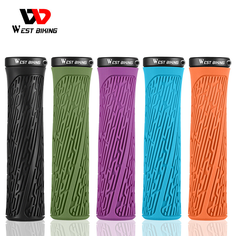 Tay nắm xe đạp west biking, tay nắm ghi đông bằng cao su chống trượt chống sốc cho xe đạp leo núi tay lái mềm nhẹ phụ kiện xe đạp