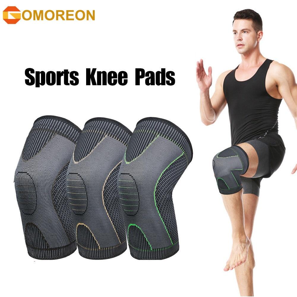 1Pcs Knee Brace Compression Sleeve Support for Men Women Running Workout Gym Hiking Basketball Volleyball