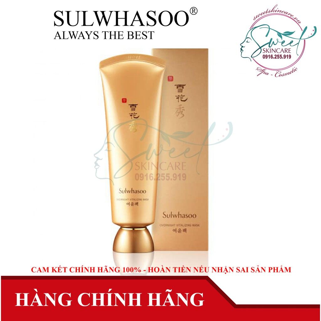 Mặt nạ ngủ dưỡng ẩm Sulwhasoo Overnight Vitalizing Mask Ex 120ml ❤️ SWEET skincare