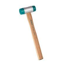 Búa nhựa cán gỗ 60mm/778gđầu búa bằng hợp kim nhôm có thể thay thế tay cầm bằng gỗ hickory bền sata 92505