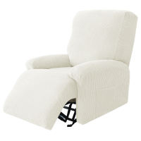 Forcheer 16-color Knitted Jacquard Recliner Cover Elastic Dust Cover Split Lazy Chivas Sofa Cover Non-slip Sofa Cover Corn Fleece All-inclusive Seat Cover with Side Pockets