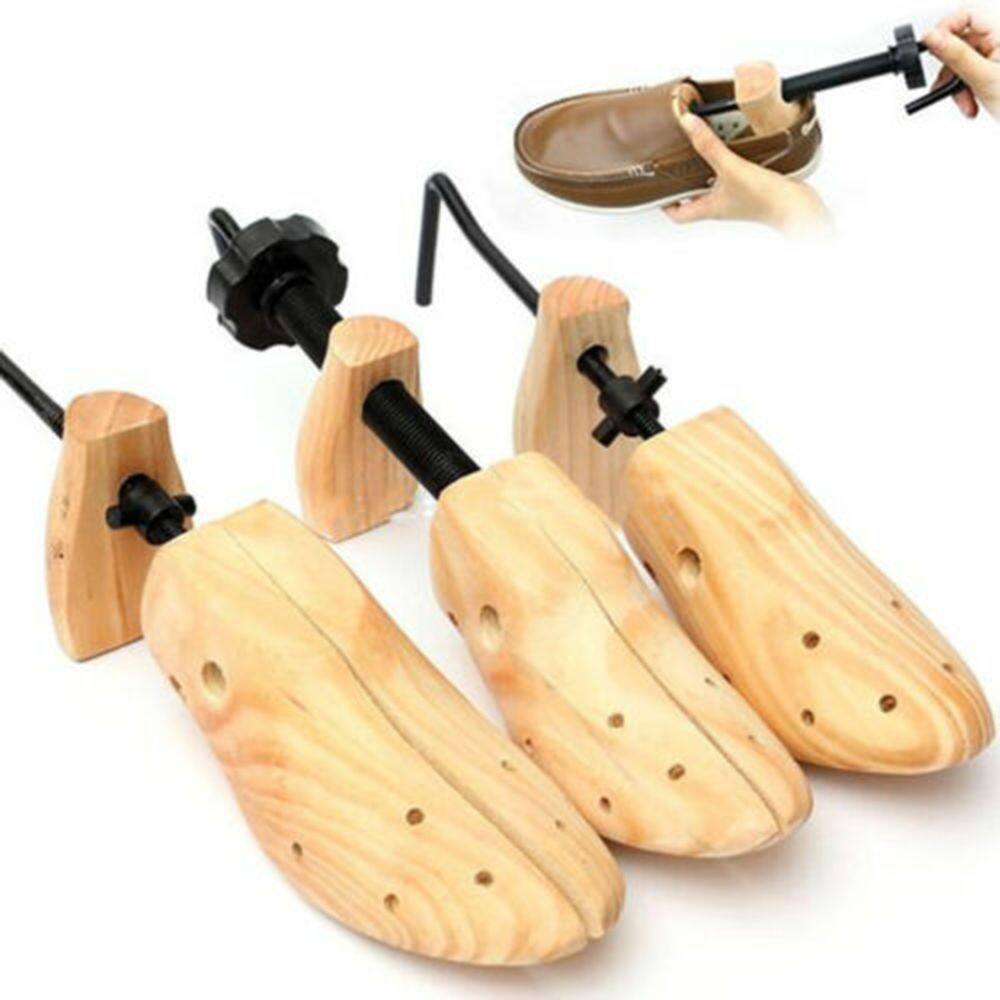 Thời trang nóng bỏng Đồ gia dụng Size SL Unisex Có thể điều chỉnh bằng gỗ Bơm đế Dụng cụ kéo căng giày Dụng cụ định hình ủng mở rộng