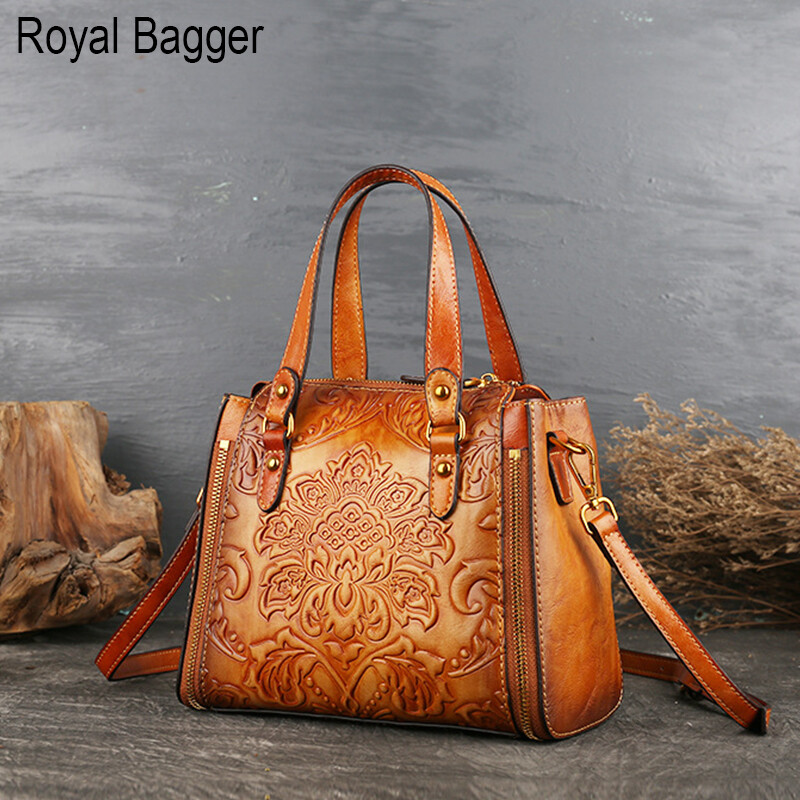 Túi Xách Royal Bagger Dành Cho Nữ Túi Đeo Vai Quai Đeo Thời Trang Làm Từ Da Pu Cho Nữ