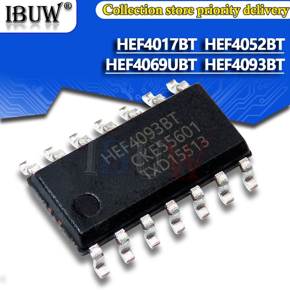 10 chiếc hef4093bt hef4017bt hef4052bt hef4069ubt sop thiết bị logic chip hef4093 hef4017 hef4052 hef4069 hef4069bt mới và nguyên bản