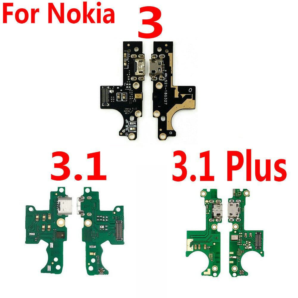 Bảng sạc usb cho nokia 3 3.1 plus đầu cắm giắc cắm cổng sạc usb cáp mềm + micrô