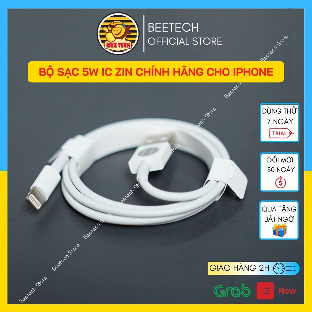 Cáp sạc 5ic, dây sạc ic zin cho các đời ip - beetech