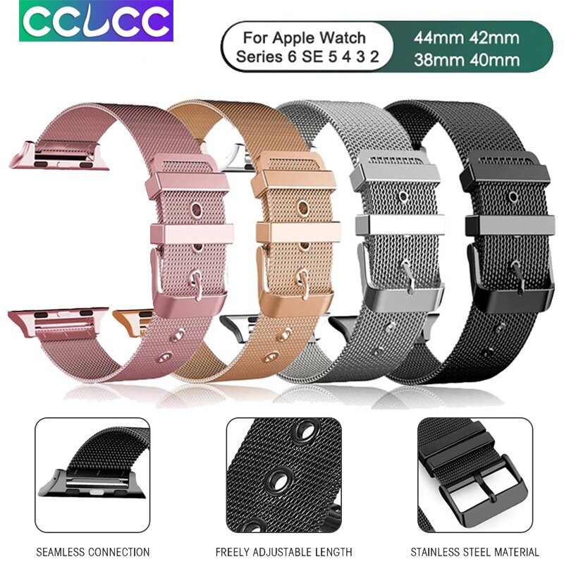 Stainless Steel Loop Band for Apple Watch Band ultra 49mm Strap series 8 7 6 5 4 3 2 1 45mm 41mm 44mm 40mm 38MM 42MM for smart watch Bracelet Wrist Watchband Presyo 248 Piso*Libreng Shipping