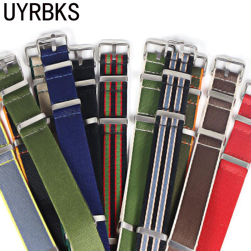 Nylon Watchband NATO ZULU Strap 20mm 22mm Generic Watchband Belt Replacement Men Women High Quality Watch Accessories