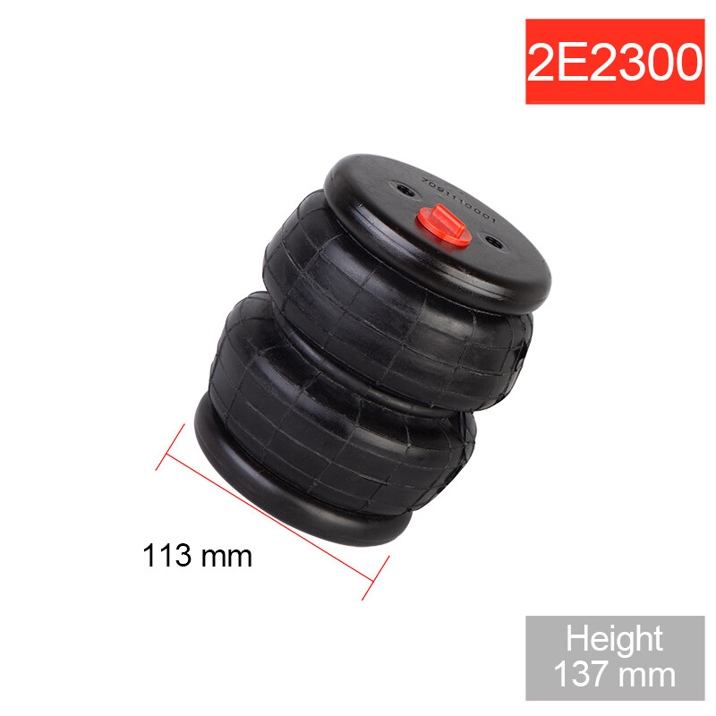 Universal Air Ride Springs Đình Chỉ 2E2300 2300Ib Air Single Port 1/2 Npt Túi Hấp Thụ Sốc Cao Su Nhỏ Phù Hợp Với Hầu Hết Các Xe Tải