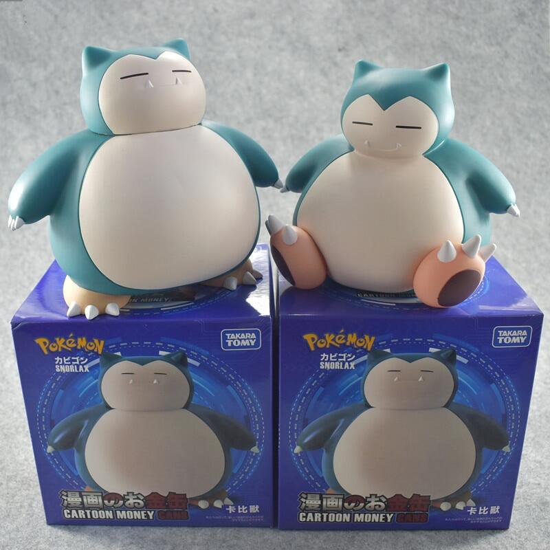 Giảm giá Pokemon Money Box Anime Figures Snorlax Piggy Bank Toys Pokect  Monster Cartoon Vinyl Snorlax Coin Collection Model Kids Gifts - BeeCost