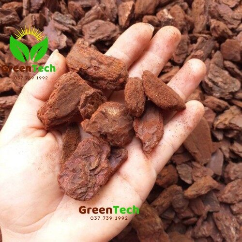 Vỏ Thông 2cm - 5cm Trông Lan Đã Qua Xử Lý 1kg