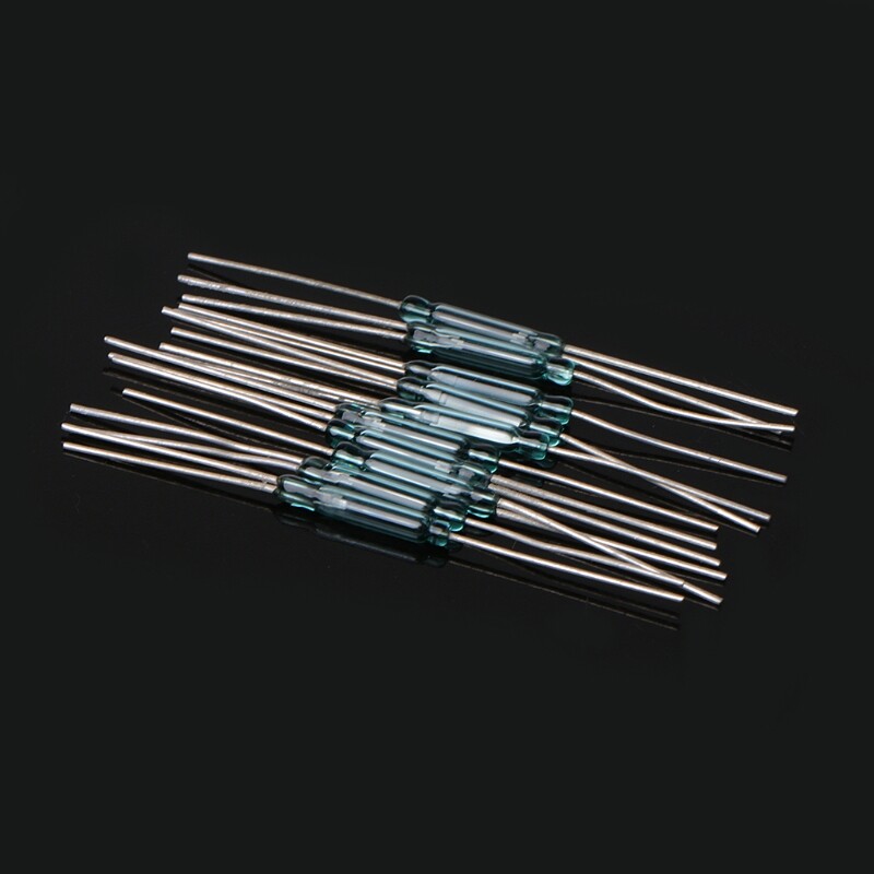 10 cái rơle lưỡi gà thủy tinh 3 chấu 2,5x14mm 4w công tắc từ, n/o n/c spdt