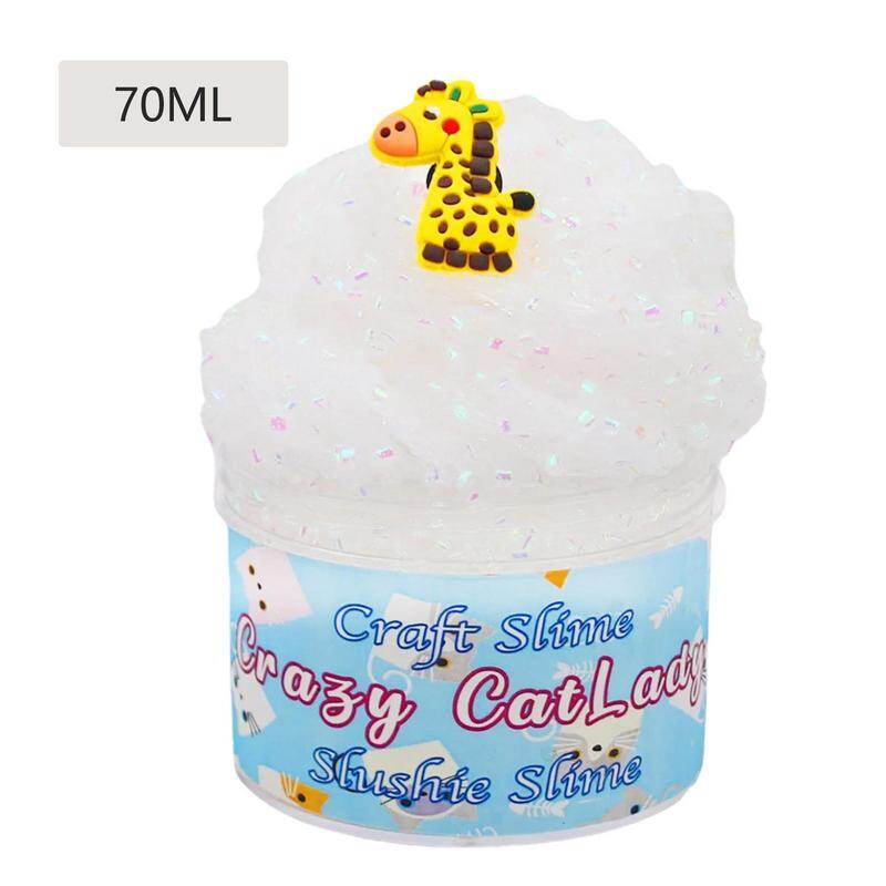 Slime Đất Sét Pha lê Putty Slime cho tự làm dành cho nữ đồ chơi cảm giác bóng crhy bule Nguồn cung cấp Slime bất ngờ quà cảm ơn tiệc sinh nhật