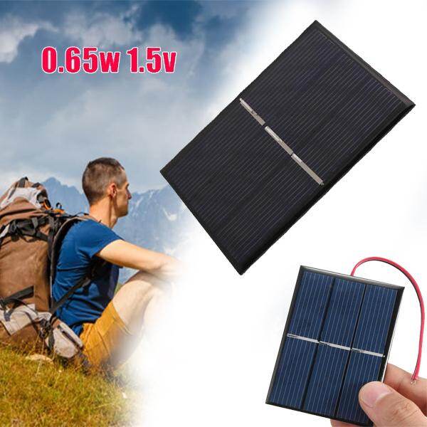 0.65 W 1.5 V มินิซิลิโคนเครื่องชาร์จเซลล์แสงอาทิตย์ DIY ด้วยสายเคเบิล